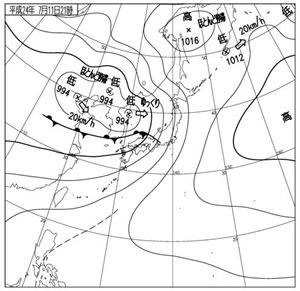 ＨＢＣ専門天気図