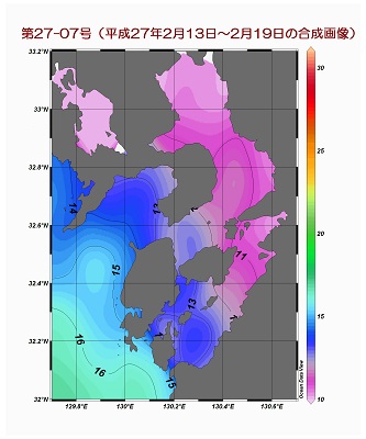 表面水温情報(有明海・八代海) 表面水温情報(有明海・八代海)