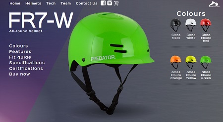 predatorhelmets　にリンクします