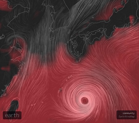 EarthWindMap へリンクします